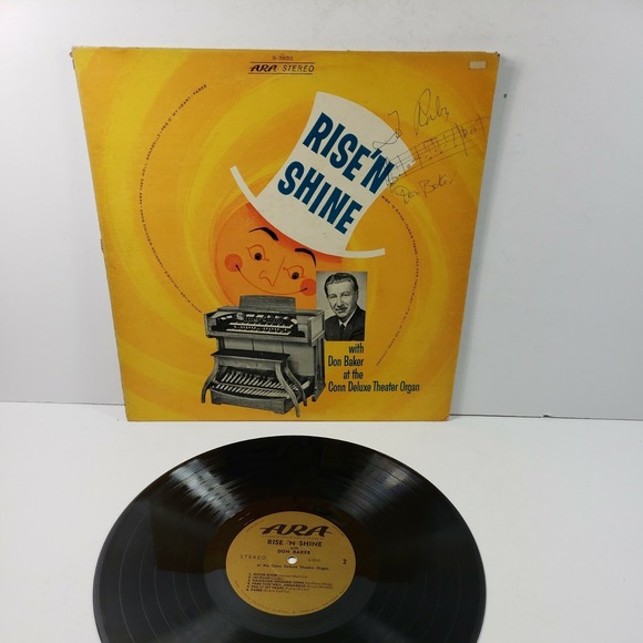 Rare Don Baker – Rise N Shine Autographed! 1966 Pop Music Hall ARA S-3832 EX/EX